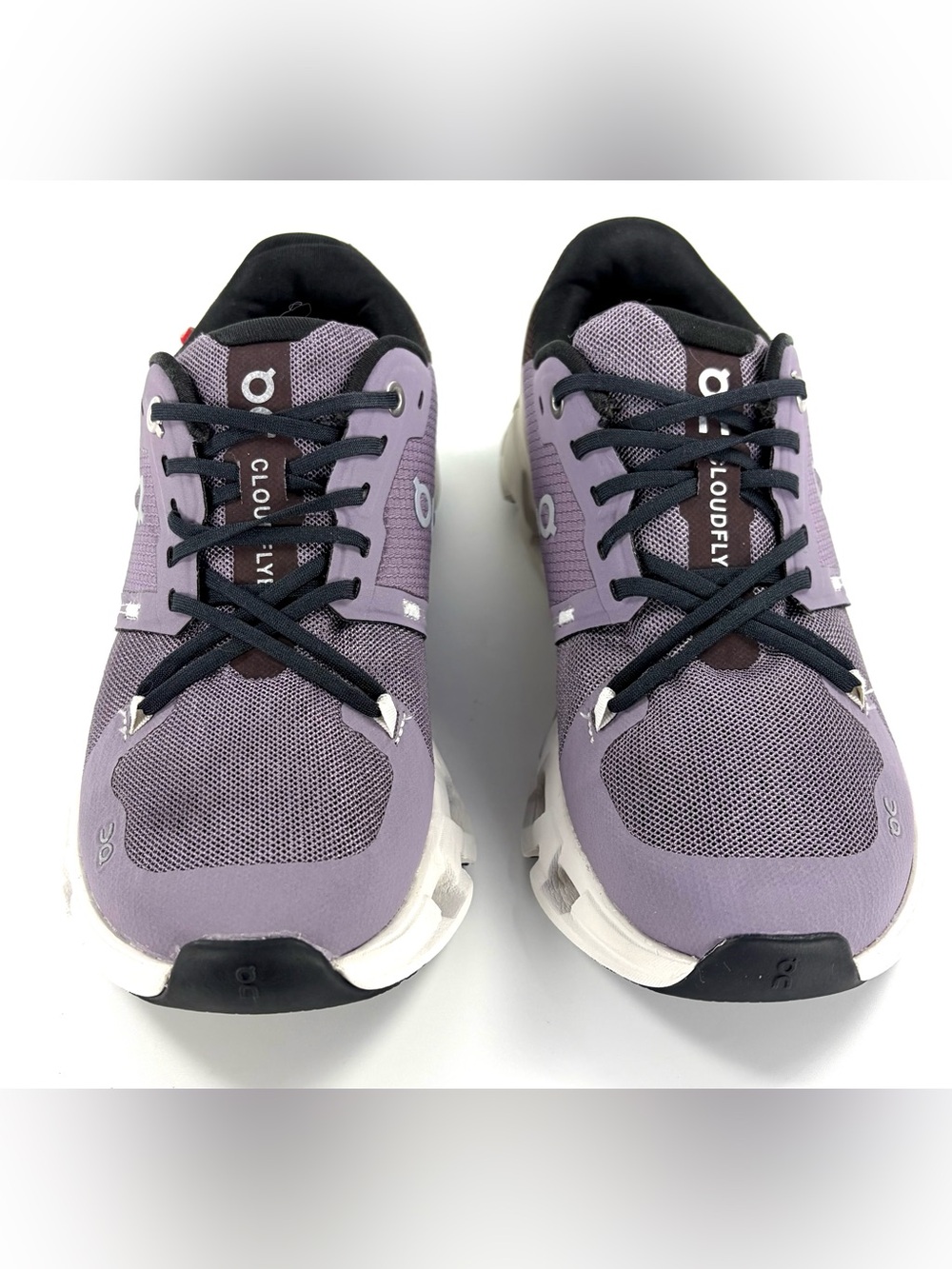 On Cloudflyer 4 Women’s Running Shoes Shark Pearl Purple Size 6 - Picture 2 of 14
